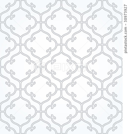 Abstract geometry pattern in Arabian style. 38973927
