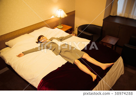 Hotel business trip business woman 38974288