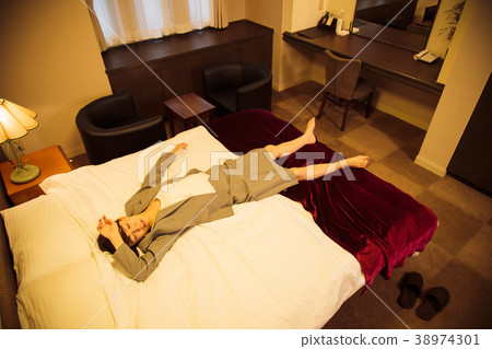 Hotel business trip business woman 38974301