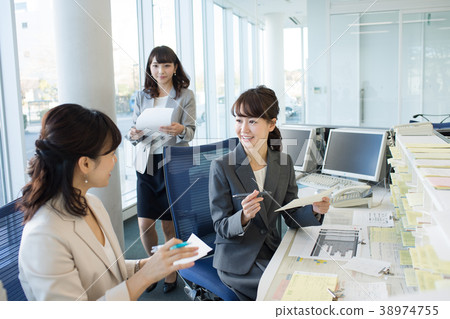 Business woman office reception business image 38974755