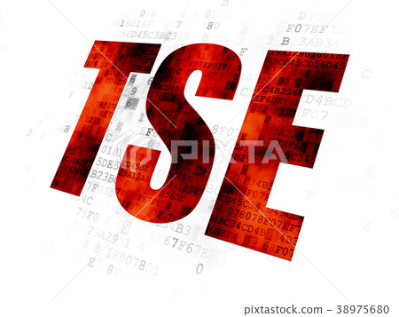 Stock market indexes concept: TSE on Digital 38975680
