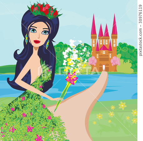 beautiful floral fairy 38976119