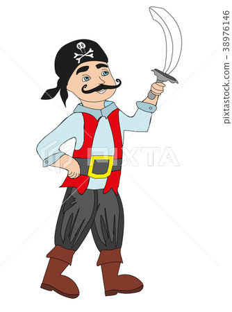 Pirate with a sword Pirate with a sword 38976146