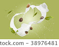 Shea Butter nuts and leave, with splash cream 38976481