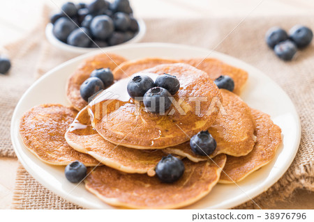 pancakes with blueberry pancakes with blueberry 38976796
