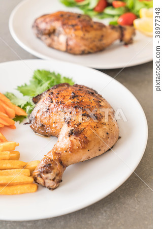 thigh chicken steak 38977348