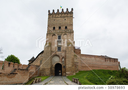View of Lubart Castle or Lutsk High Castle. 38978693