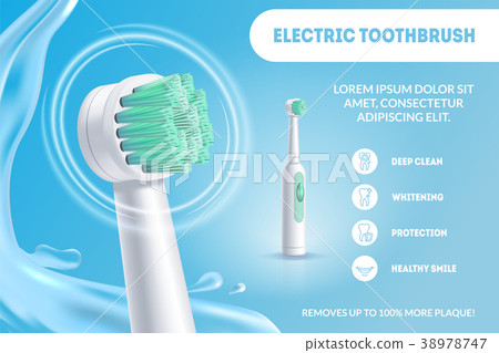 Realistic Detailed 3d Electric Toothbrush Ads 38978747