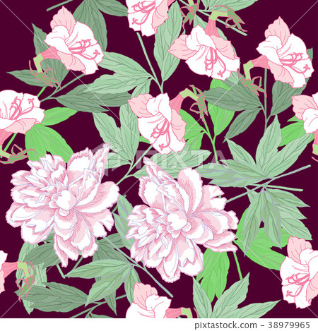 Seamless pattern with flowers Seamless pattern with flowers 38979965