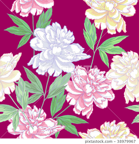 Seamless pattern with flowers Seamless pattern with flowers 38979967