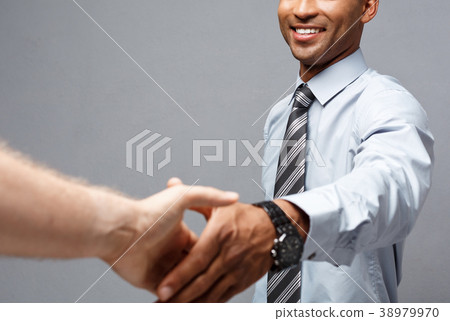 Business concept - Close-up of two confident Business concept - Close-up of two confident 38979970