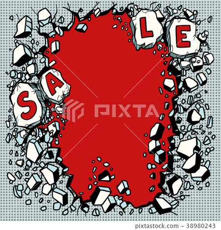 sale broken wall 38980243