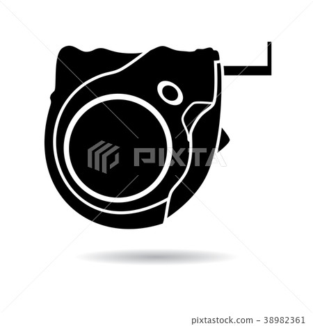vector measure tape icon 38982361