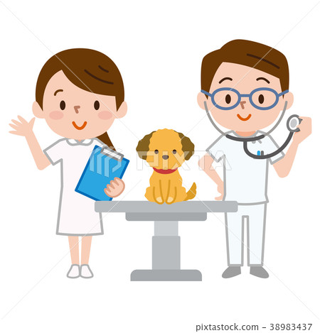 Veterinary nurse medical examination 38983437