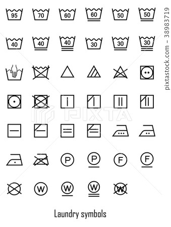 新的洗衣指示符號集/國際標準（ISO 3758等） 38983719