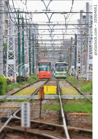 Toden Arakawa Line Arakawa garage front Toden Arakawa Line Arakawa garage front 38984661