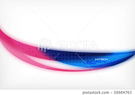 Glossy wave vector background 38984763