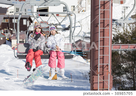 Ski Snowboard Lift 38985705