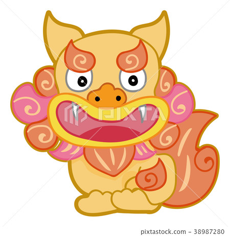 插图素材: 除魔狮 风狮爷 招福狮