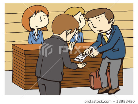 Business card exchange 38988480