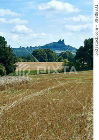 Ruin of medieval gothic castle Trosky 38988931