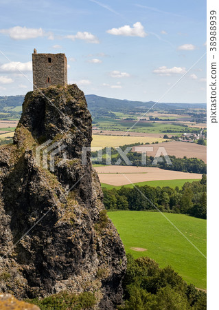 Ruin of medieval gothic castle Trosky 38988939