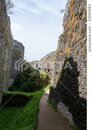 ruin of medieval gothic castle Trosky 38988943