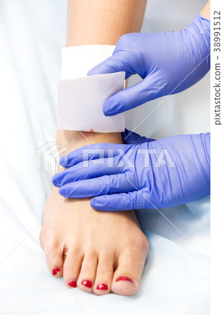 The process of classical wax depilation of female The process of classical wax depilation of female 38991512