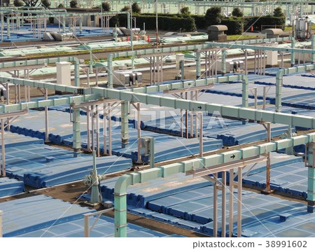 Sewage treatment plant in Arakawa water circulation center 38991602