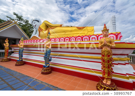 Buddha statue Instant God in Wat Phra That Doikham Buddha statue Instant God in Wat Phra That Doikham 38993767