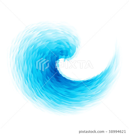 Abstract vector blue swirl Abstract vector blue swirl 38994621
