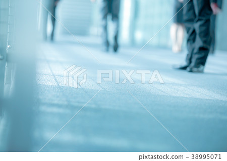 Office lobby passage businessman business scene Office lobby passage businessman business scene 38995071