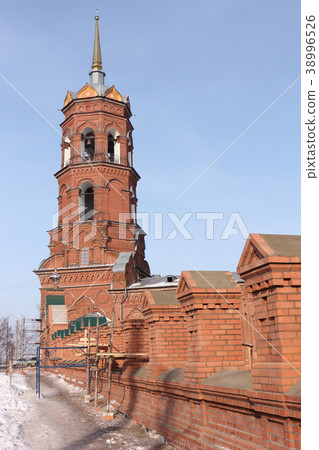 Belfry of theTikhvin Church, Kungur city, Russia Belfry of theTikhvin Church, Kungur city, Russia 38996526