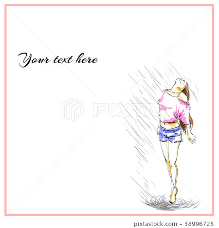 Beautiful girl fashion 38996728