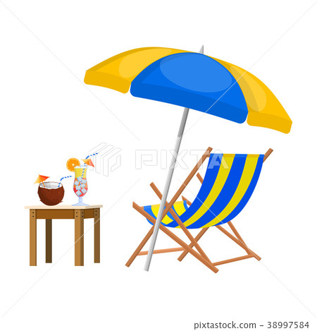 Wooden chaise lounge. Wooden chaise lounge. 38997584