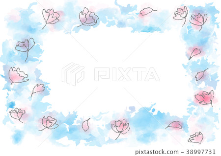 花舞蹈背景 插圖素材 圖庫