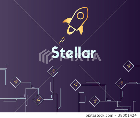 Blockchain stellar style payment virtual 39001424