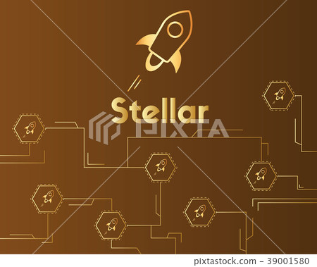 Blockchain stellar style circuit on dark Blockchain stellar style circuit on dark 39001580