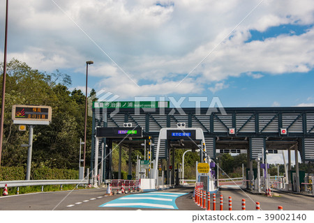 Imabariyunoura interchange one entrance of Imabari Komatsu Expressway 39002140