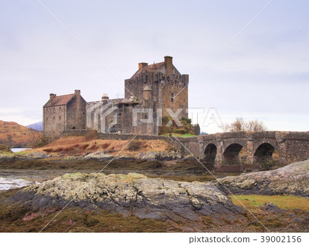 Eilean Donan Castle,  stone bridge above the water 39002156