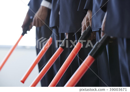 Security guard working Security guard working 39003671