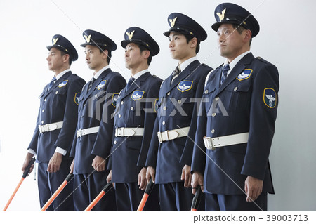 Security guard working 39003713