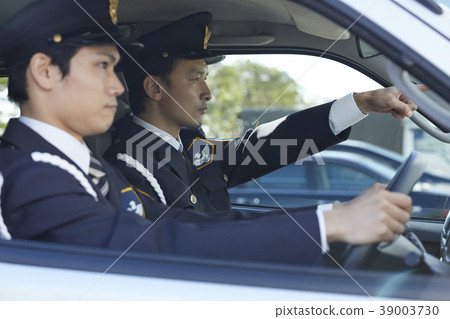 Security guard driving 39003730