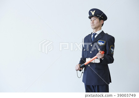 Security guard working 39003749