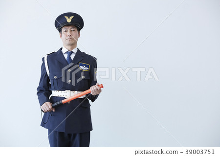 Security guard working 39003751