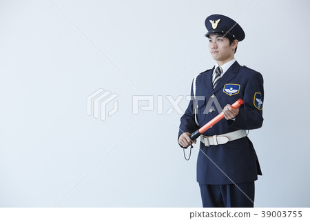 Security guard working 39003755