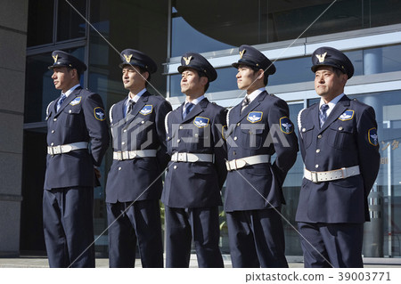 Security guard working 39003771