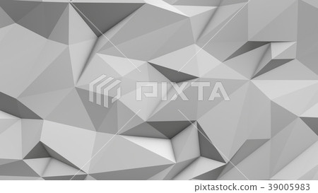 White abstract low poly triangle background - Stock Illustration ...