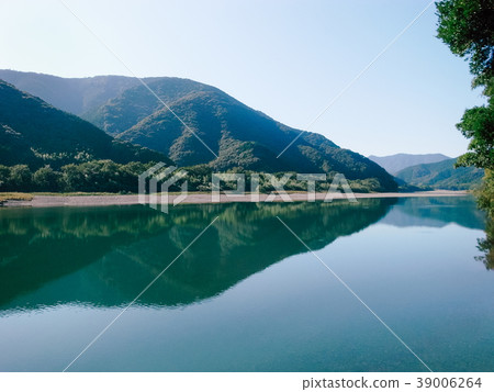 The Shimanto River in Kochi Prefecture 39006264