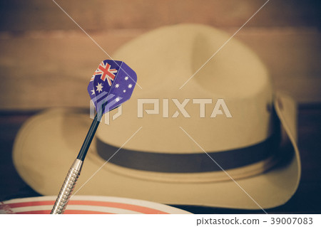 Anzac army slouch hat with Australian Flag Anzac army slouch hat with Australian Flag 39007083